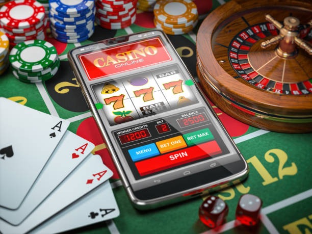 Diamond Empire displayed across multiple devices — smartphone, tablet, and desktop — showing synchronized account balance and game state